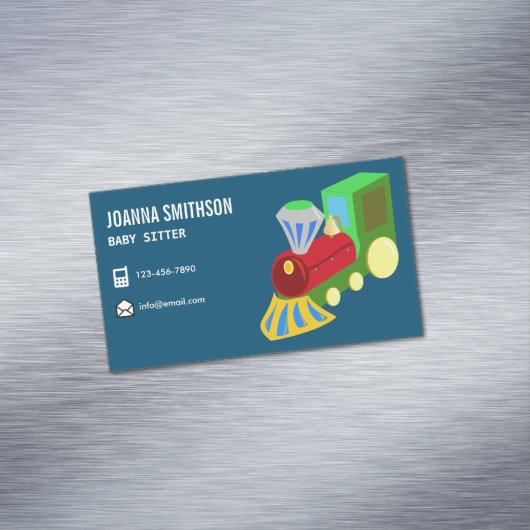 ベビーシッター・デ気にー・幼稚園ベビーシッター マグネット名刺 (インサイチュ)