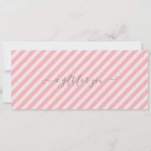 ベビーシッター ピンク ギフト クーポン 割引券 証明書 招待状 (裏面)