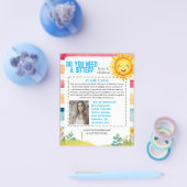 ベビーシッター・フライヤー チラシ (シングル)