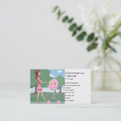 ベビーシッター、乳母 名刺 (スタンド正面)