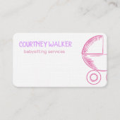 ベビーシッター 名刺 (正面)