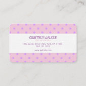 ベビーシッター 名刺 (裏面)