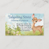 ベビーシッターNanny託児ウォーターベビーディアー 名刺 (正面)