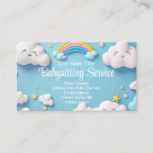 ベビーシッターNanny託児ハッピークラウド 名刺 (正面)