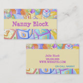 ベビーシッタ気にー 名刺 (正面/裏面)