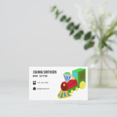 ベビーシッティング·デ気にイ幼稚園ベビシッター 名刺 (スタンド正面)