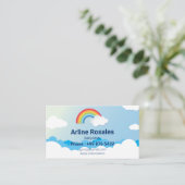 ベビーシッモダント事業 | ブルースカイベビーシッター 名刺 (スタンド正面)