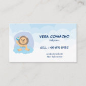 ベビーシッモダント事業 | ライオンベビーシッター 名刺 (正面)