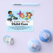 ベビーシッ気にチデイサマーキャンプ気に放課後 チラシ (シングル)