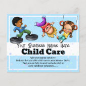 ベビーシッ気にチデイサマーキャンプ気に放課後 チラシ (正面)