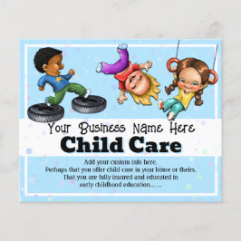 ベビーシッ気にチデイサマーキャンプ気に放課後 チラシ