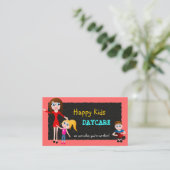 ベビーシッ気にト日の気にビジネスカード 名刺 (スタンド正面)