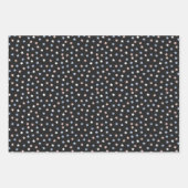 ベビーシパーソナライズされたャワーの性別表示モノグラム ラッピングペーパーシート (正面2)