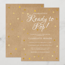 ベビーシポップ・アートのャワー/スプリンク金ゴールドハート