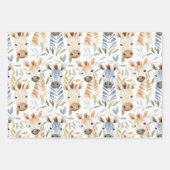 ベビーシマウマ ラッピングペーパーシート (正面)