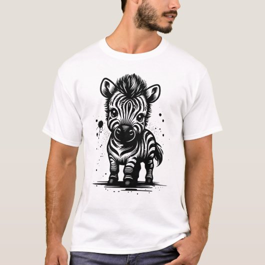 ベビーシマウマ Tシャツ (正面)