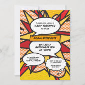 ベビーシモダンャワースプリンク男女兼用漫画 招待状 (正面)