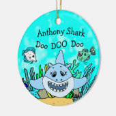 ベビーシャパーソナライズされたメ科クリスマス装飾品 セラミックオーナメント (左)