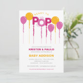 ベビーシャポップ・アートのワー招待状 招待状 (スタンド正面)