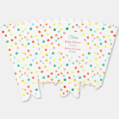 ベビーシャワカラフルワーユニコーン誕生日紙吹雪 フェイバーボックス (見開き)