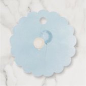 ベビーシャワーありがとうお願いギフトラベル フェイバータグ (裏面)