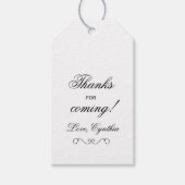 ベビーシャワーありがとうギフトラベル ギフトタグ (正面)