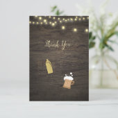 ベビーシャワーありがとうベビーは醸造金ゴールド サンキューカード (スタンド正面)