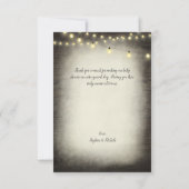 ベビーシャワーありがとうベビーは醸造金ゴールド サンキューカード (裏面)