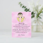 ベビーシャワーありがとうペンギン ポストカード (スタンド正面)