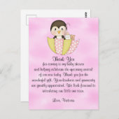 ベビーシャワーありがとうペンギン ポストカード (正面/裏面)