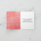 ベビーシャワーありがとう サンキューカード (内部)