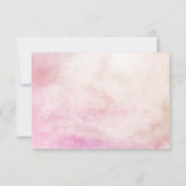 ベビーシャワーおむつくじチケット ボヘミアンフラワー 招待状 (裏面)