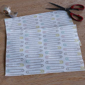 ベビーシャワーおむつピンパターンティッシュペーパー 薄葉紙