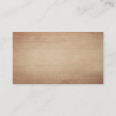 ベビーシャワーおむつラッフルカードキツネテペウッドランド エンクロージャーカード (裏面)