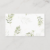 ベビーシャワーおむつラッフルカード プレイスカード (裏面)