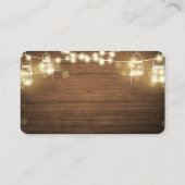 ベビーシャワーおむつラッフルカー素朴ドカボチャ エンクロージャーカード (裏面)