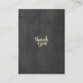 ベビーシャワーおむつラッフルチケットフローラシャルボード エンクロージャーカード (裏面)