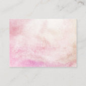 ベビーシャワーおむつラッフルチケットボヘミアンフラワーズ エンクロージャーカード (裏面)