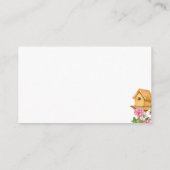 ベビーシャワーおむつラッフルベビーイン開花夏 エンクロージャーカード (裏面)