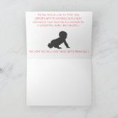 ベビーシャワーおめでとう母 カード (内部)