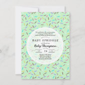 ベビーシャワーお披露目招待状 招待状 (正面)