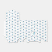 ベビーシャワーお気に入りボックス水彩ビーチ フェイバーボックス (折り畳みなし)