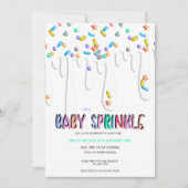 ベビーシャワーお知らせカード 招待状 (正面)