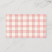 ベビーシャワーが大好きなイチゴのベリー エンクロージャーカード (裏面)