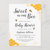 ベビーシャワーが甘い インビテーションポストカード (正面)