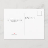 ベビーシャワーが甘い インビテーションポストカード (裏面)