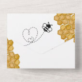 ベビーシャワーが甘い オールインワン招待状 (裏面)