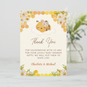 ベビーシャワーが甘い サンキューカード (スタンド正面)