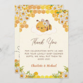 ベビーシャワーが甘い サンキューカード (正面/裏面)