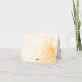 ベビーシャワーが甘い サンキューカード (裏面)